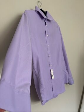 Society Of Threads Lavender Long-Sleeve Dress Shirt